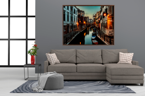 Quadro Decorativo Canal de Veneza