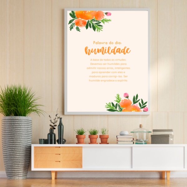 Quadro Decorativo Humildade