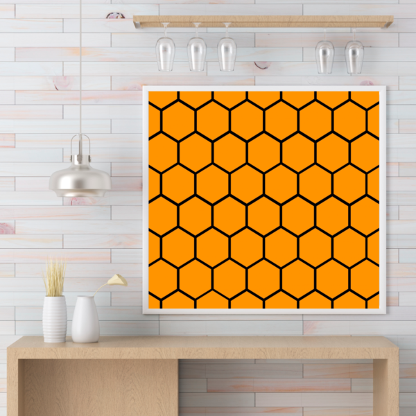 Quadro Decorativo Hexagonal